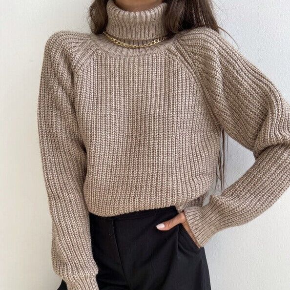 Vlogger Turtleneck Knitted Sweater 3