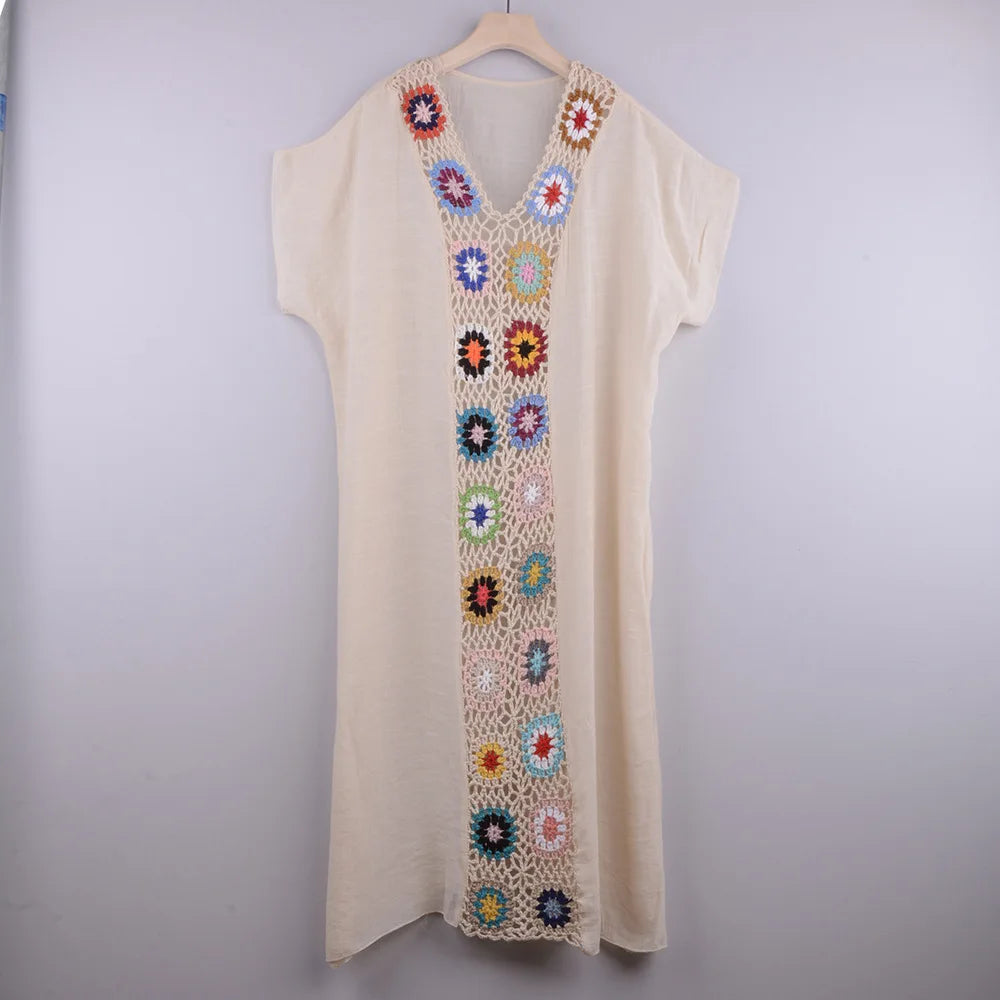 Crochet Women Beach Dress Cover Up