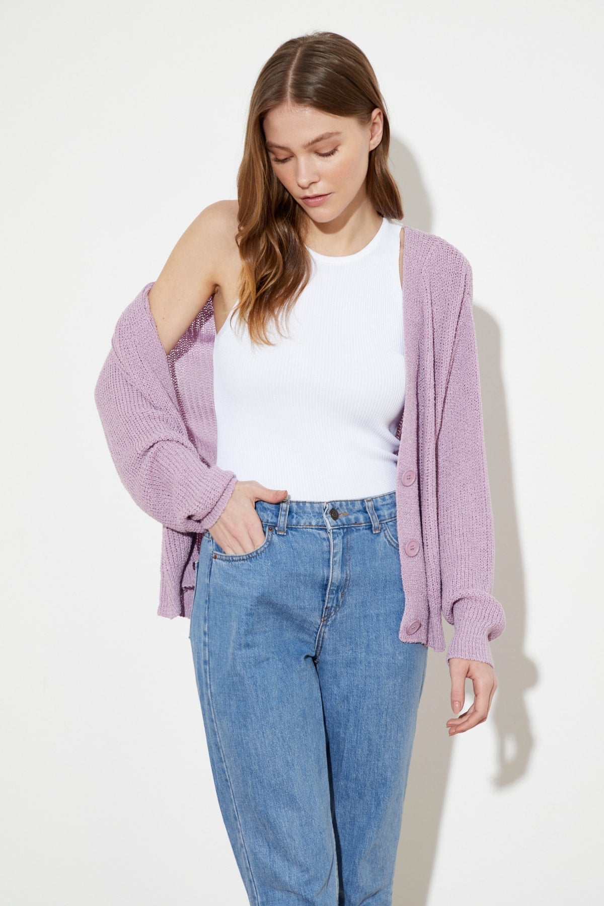Trendyol Button Detail Cardigan 24