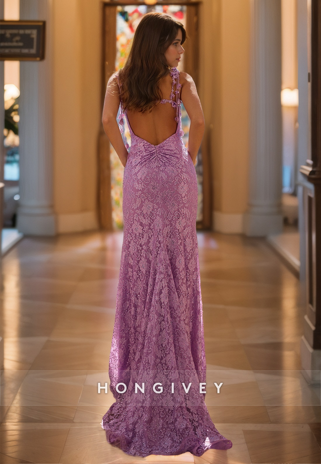 Gorgeous Mermaid Formal Evening Dress Desined New 2024 Pink Side Slit Prom dress