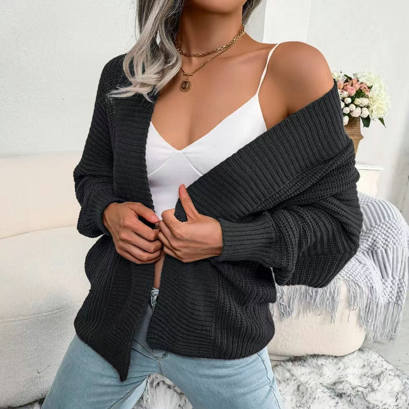 Knit Loose Cardigan 5