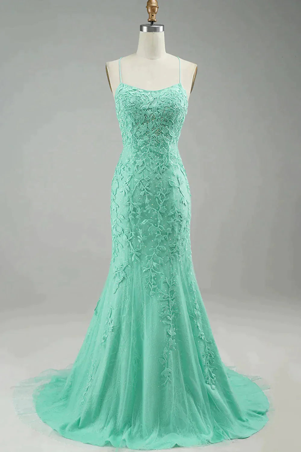 Yellow Mermaid Long Prom Dress with Appliques