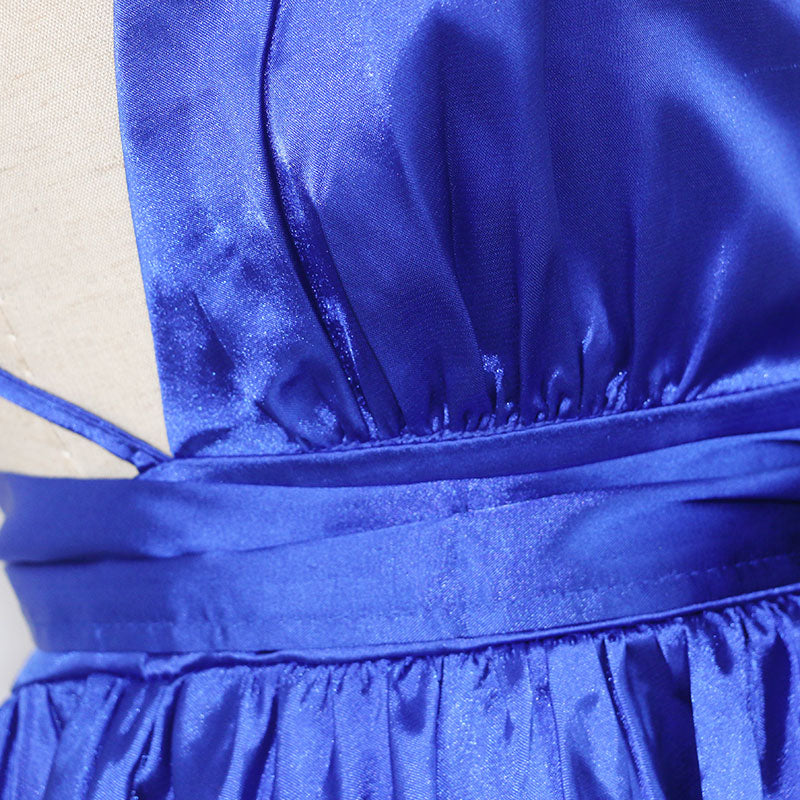 Back Cross Lace Up Bow Tie Strap Dresses 11