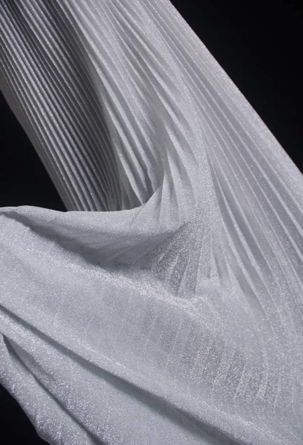 Pretty Gray Satin Pleated Sequin Beaded Long Wedding Guest Dress Party Dress D1685