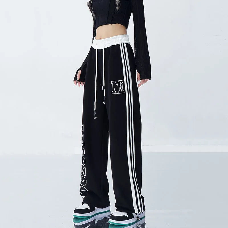 Harajuku Striped Jogging Pants