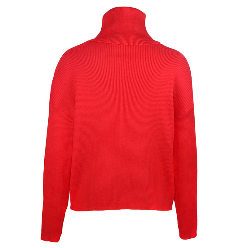 Orro Shop Jody Knitted Turtleneck Sweater for Effortless Style