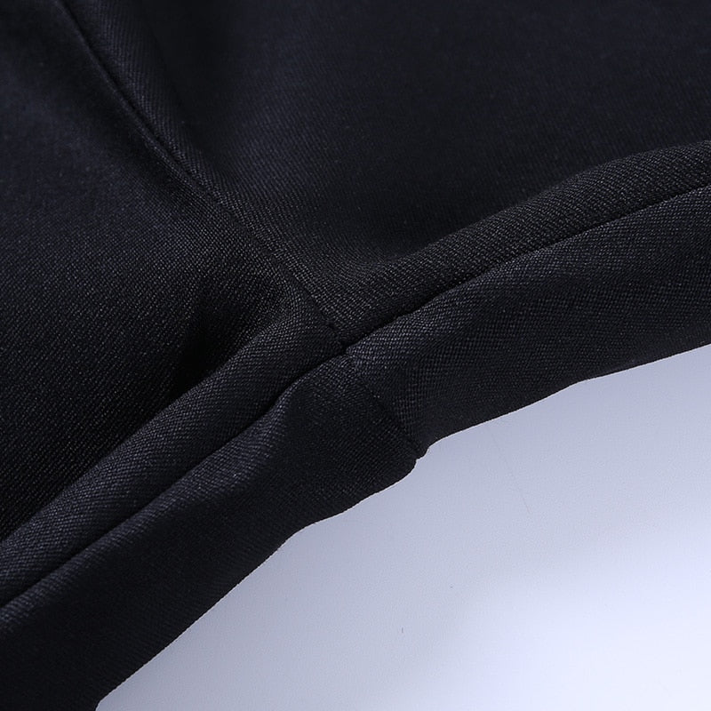 Hazel High Waisted Pants with Zipper Split