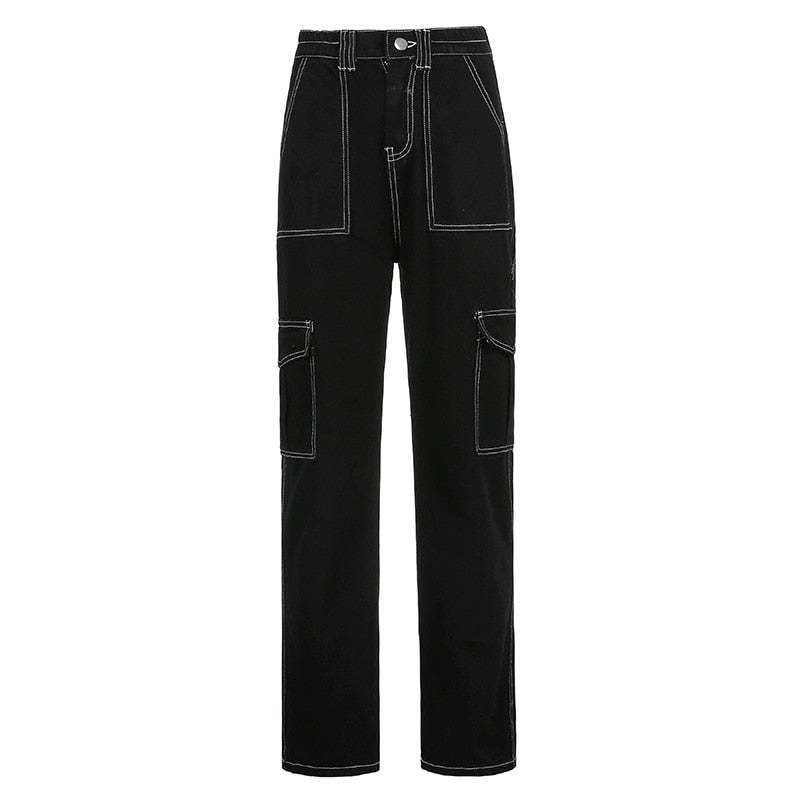 KittenAlarm - Mojoyce Women Graffiti Pants Casual Camo Sweatpant Streetwear Camo Pants High Waist Loose Ladies Trousers Rave 61273