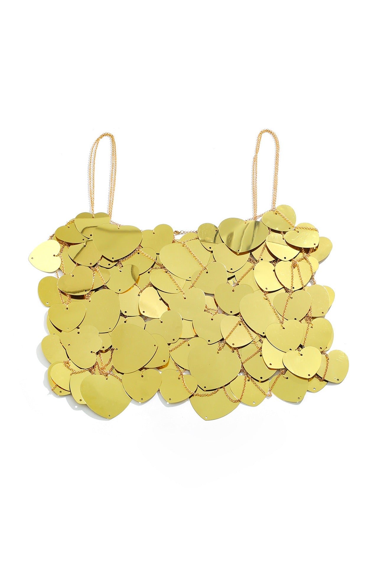 Heart Shaped Sequin Body Chain