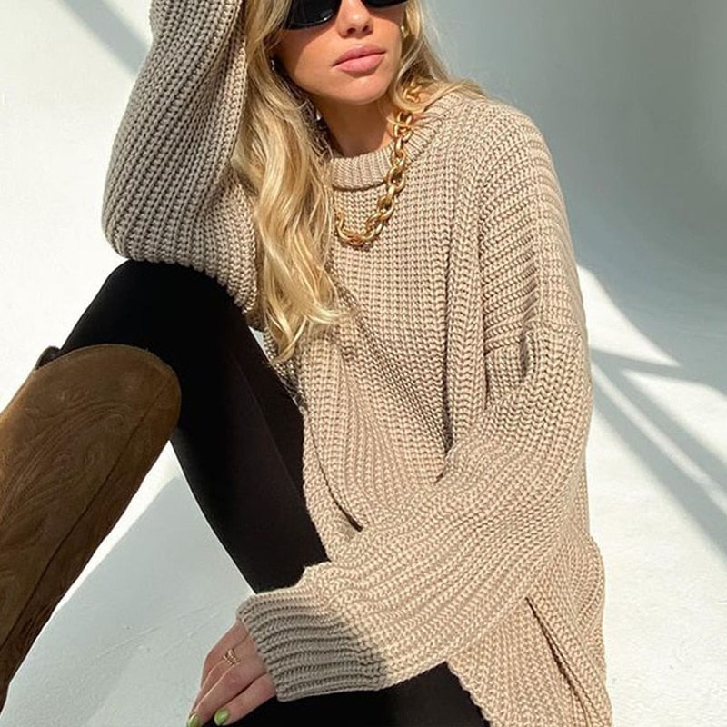 Orro Shop Elliana Oversized Knit Sweater for Effortless Style