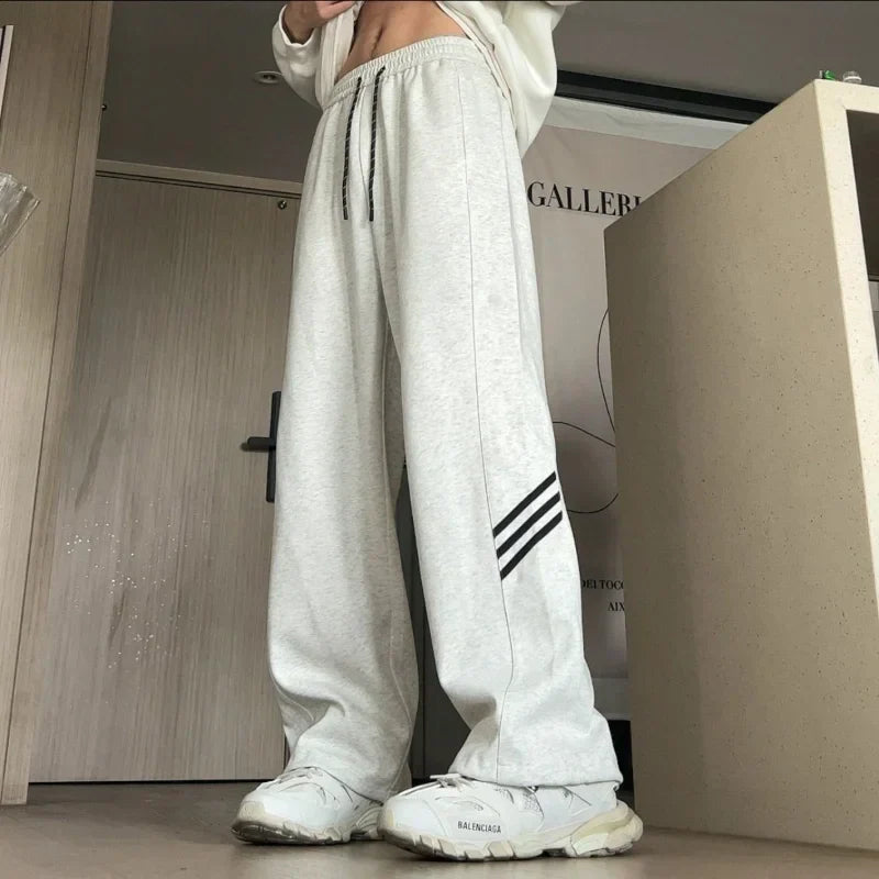 Vintage Stripes Loose Casual Pants