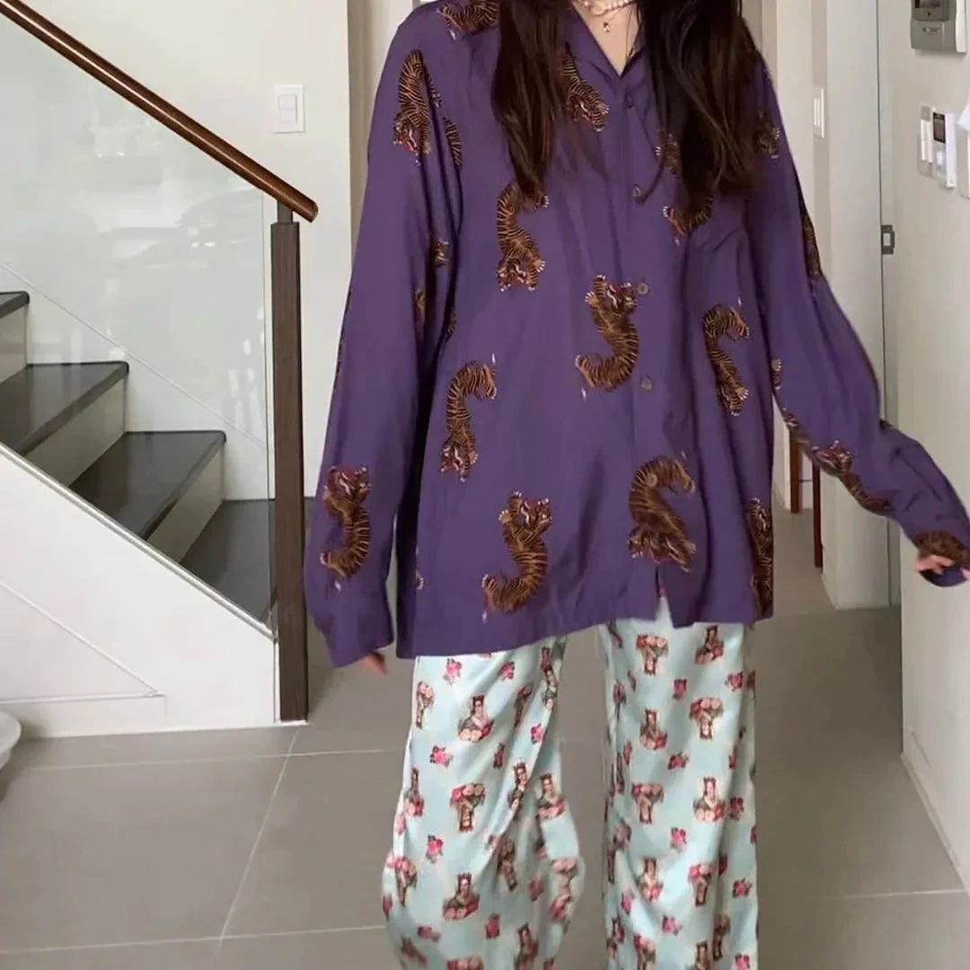 Vintage Harajuku Casual Baggy Straight Pant