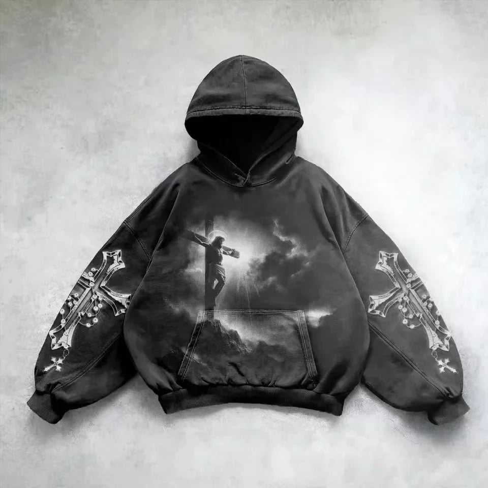 Loose Plus Size Hip Hop Hoodie