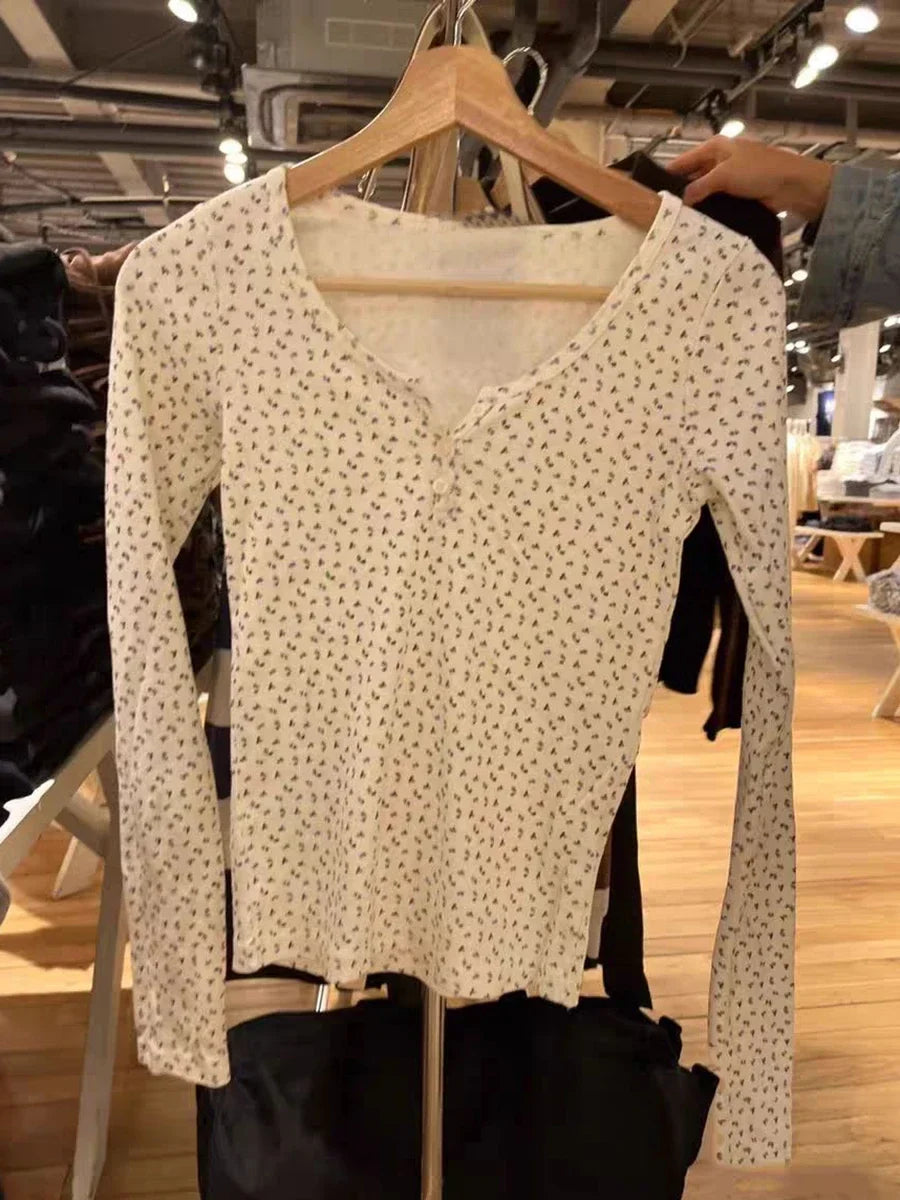 Hollow Out Pink Long Sleeve Sexy Slim Top Knit Top