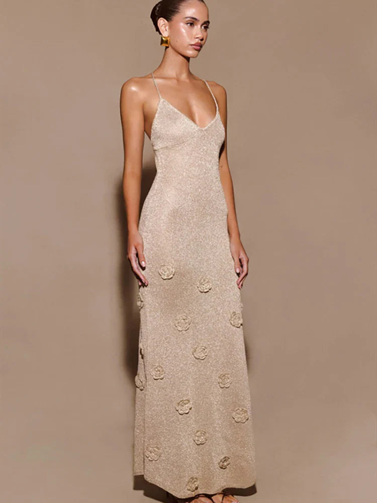 Knitted Spaghetti Vacation Dress