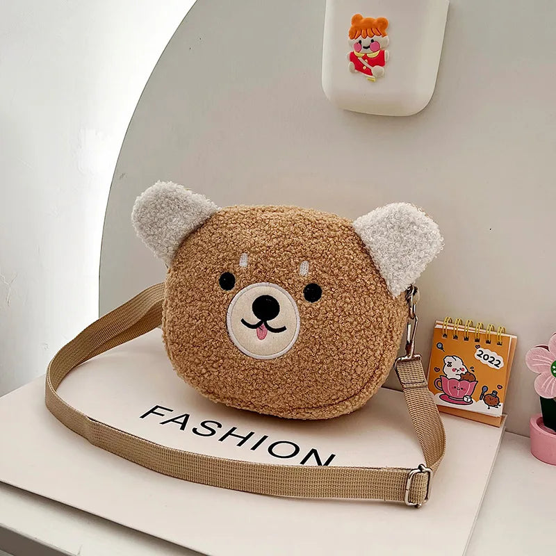 Kawaii Plush Cartoon Crossbody Bag