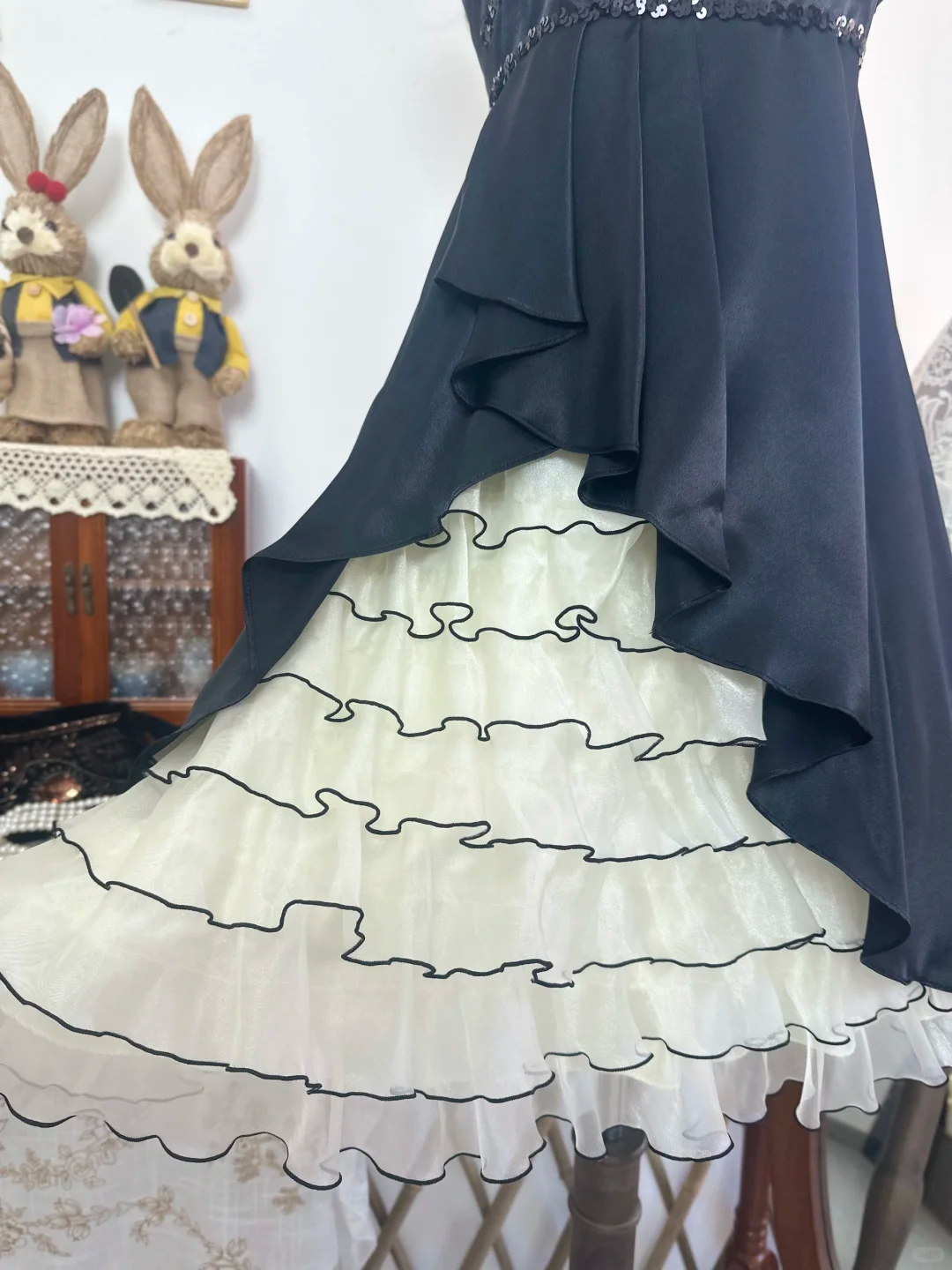 Vintage Black Halter Satin Formal Homecoming Dress Short Party Dress D529