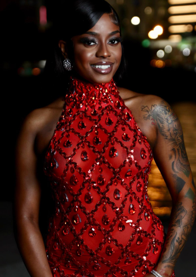 Luxurious Red Halter Sequin Beaded Long Prom Dress Birthday Party Dress D546