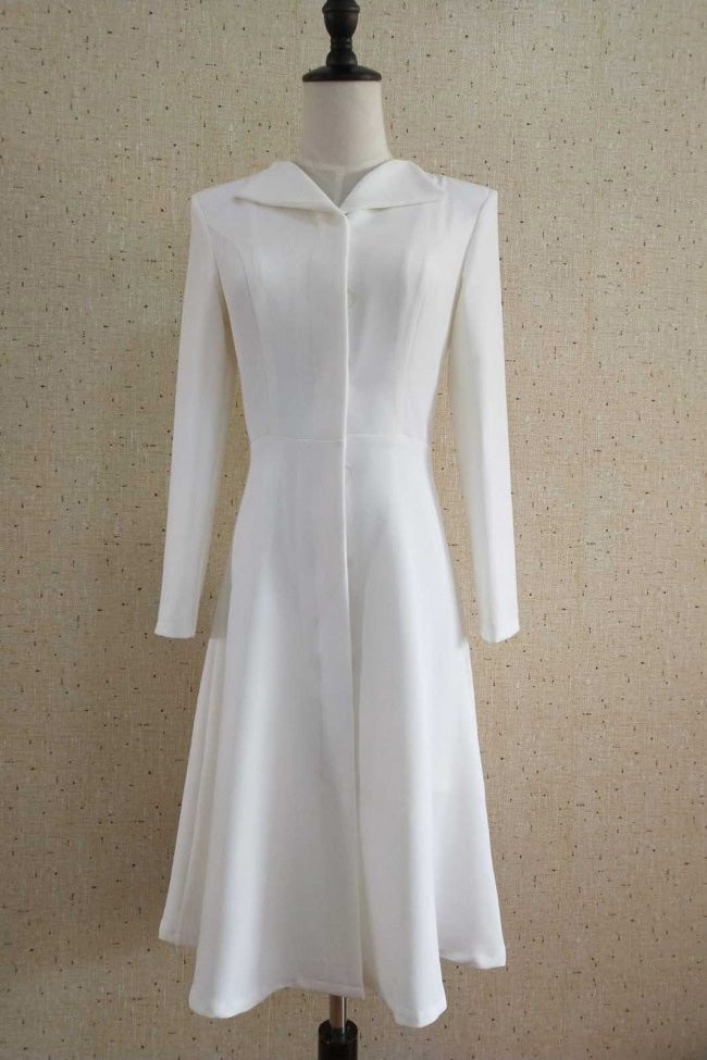 Kate Middleton Long Sleeves Cocktail Prom Dress