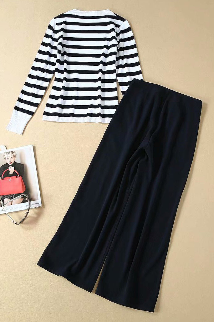 Mislish Kate Middleton Inspired Striped Sweater Outfit