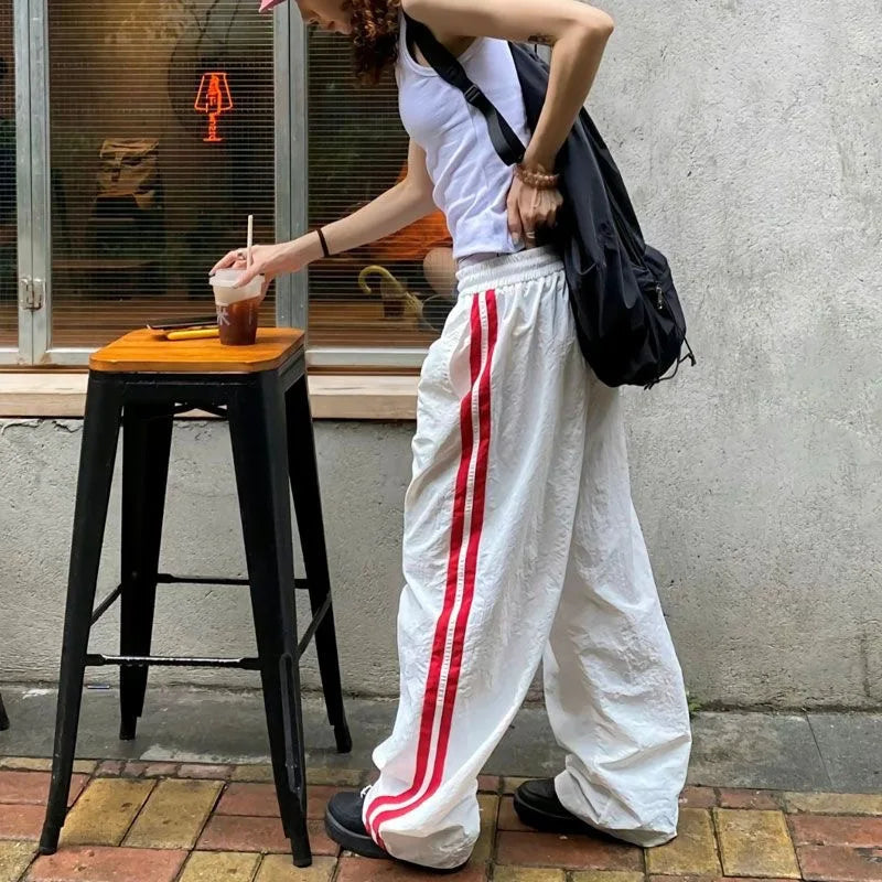 Vintage Striped Oversize Baggy Jogging Pant