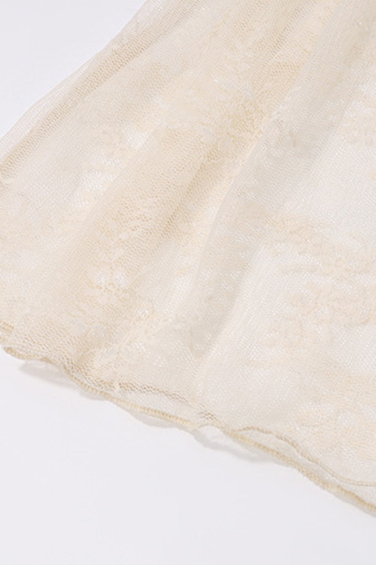 Lace Tie-up Flare Sleeve Midi Dress