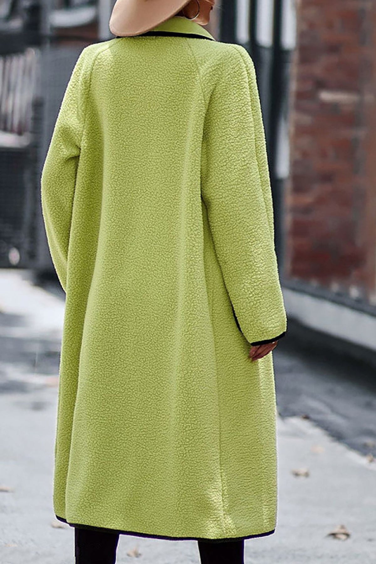 Plush Cardigan with Lapel Pocket 8