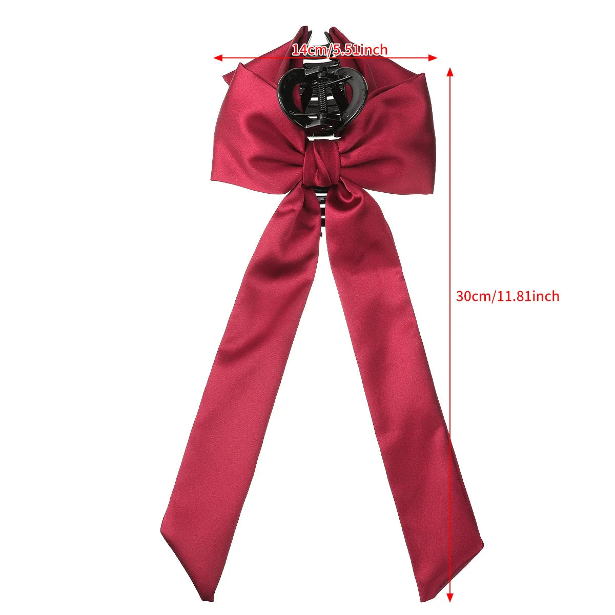 Black Festival Fashion French Ribbon Party Christmas Hair Accessory - Fashionpara