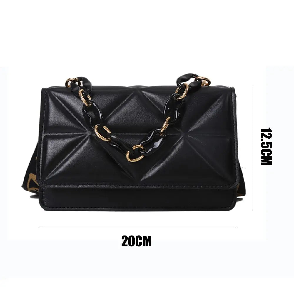 Large Capacity PU Leather Casual Crossbody