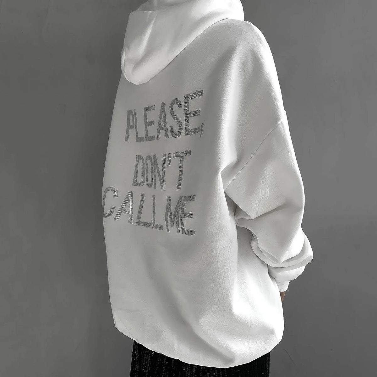 Casual Long Sleeve Letter Hoodie 5