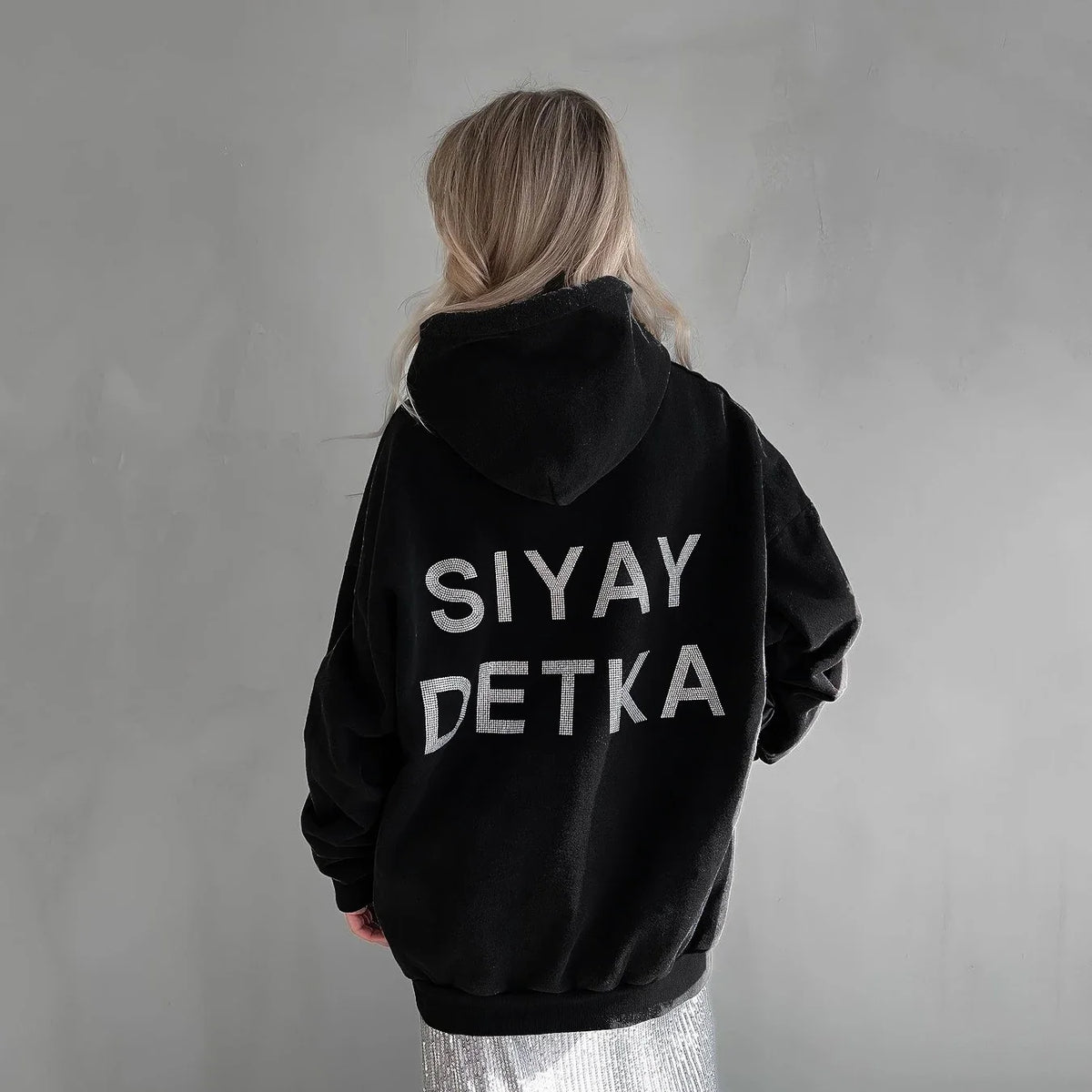 Casual Long Sleeve Letter Hoodie 2