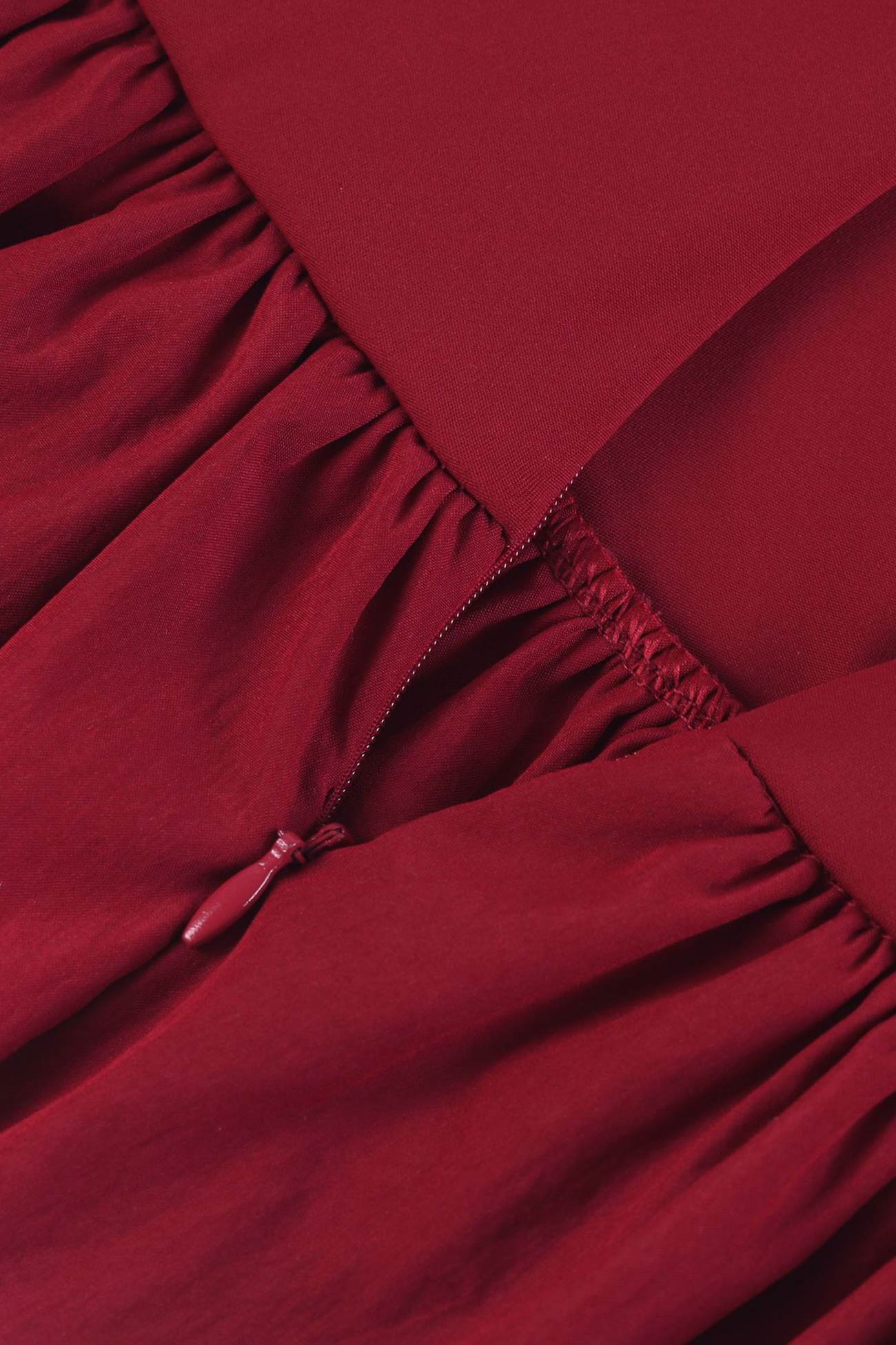 Low Cut Ruched Cotton Tank Top