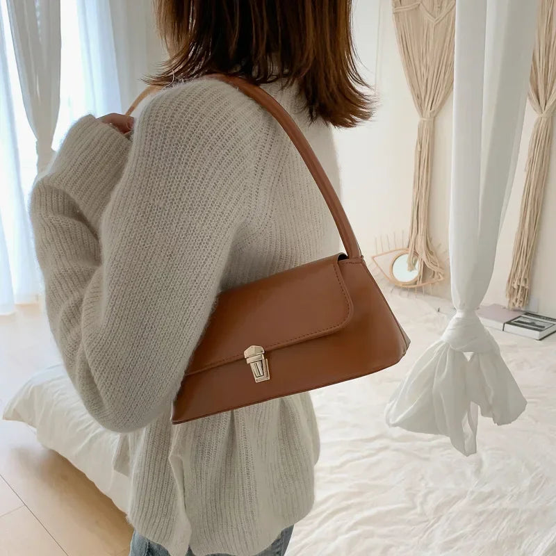 Luxury Brand Solid Color Crossbody Bag