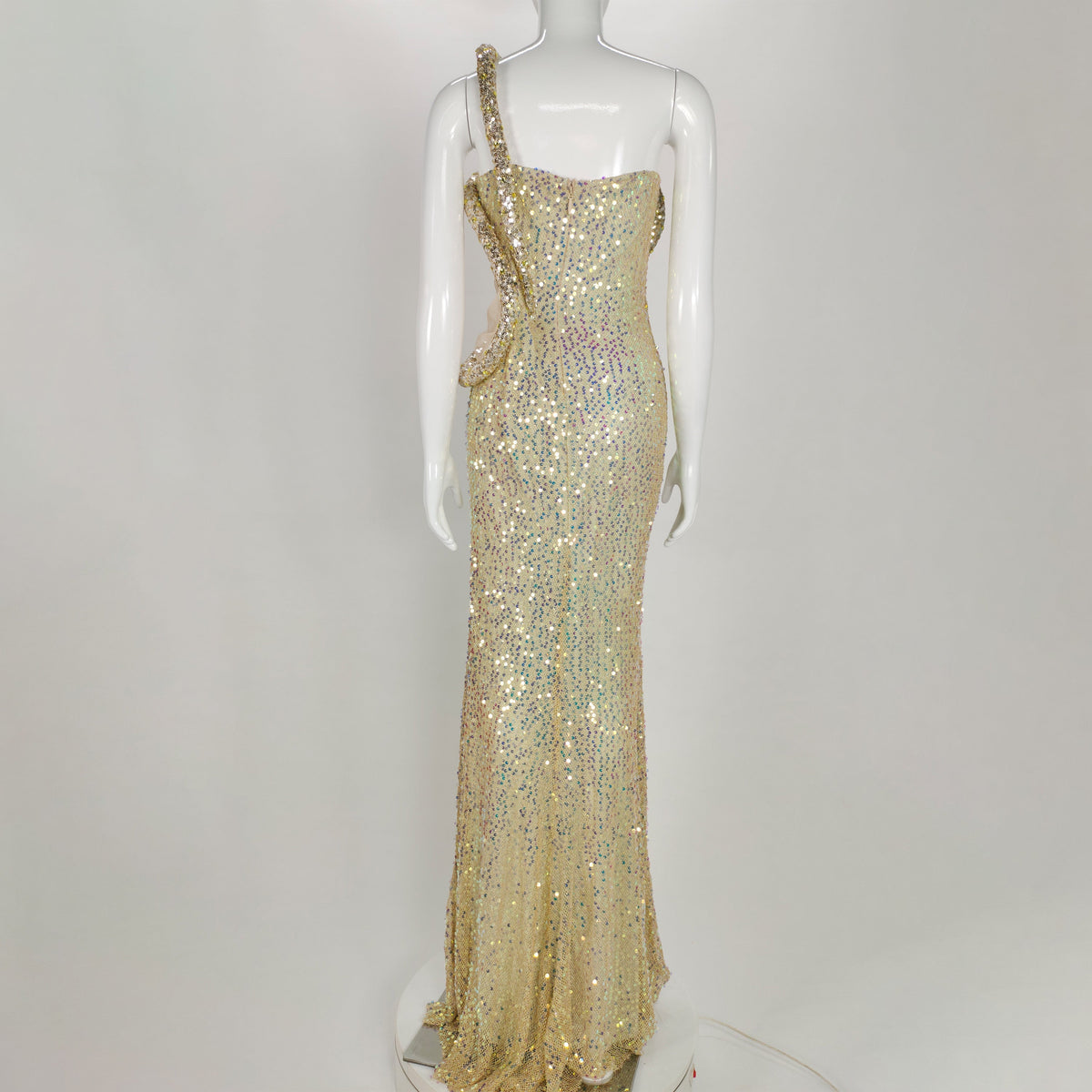KittenAlarm - Madeleine Sleeveless Sequins Maxi Dress