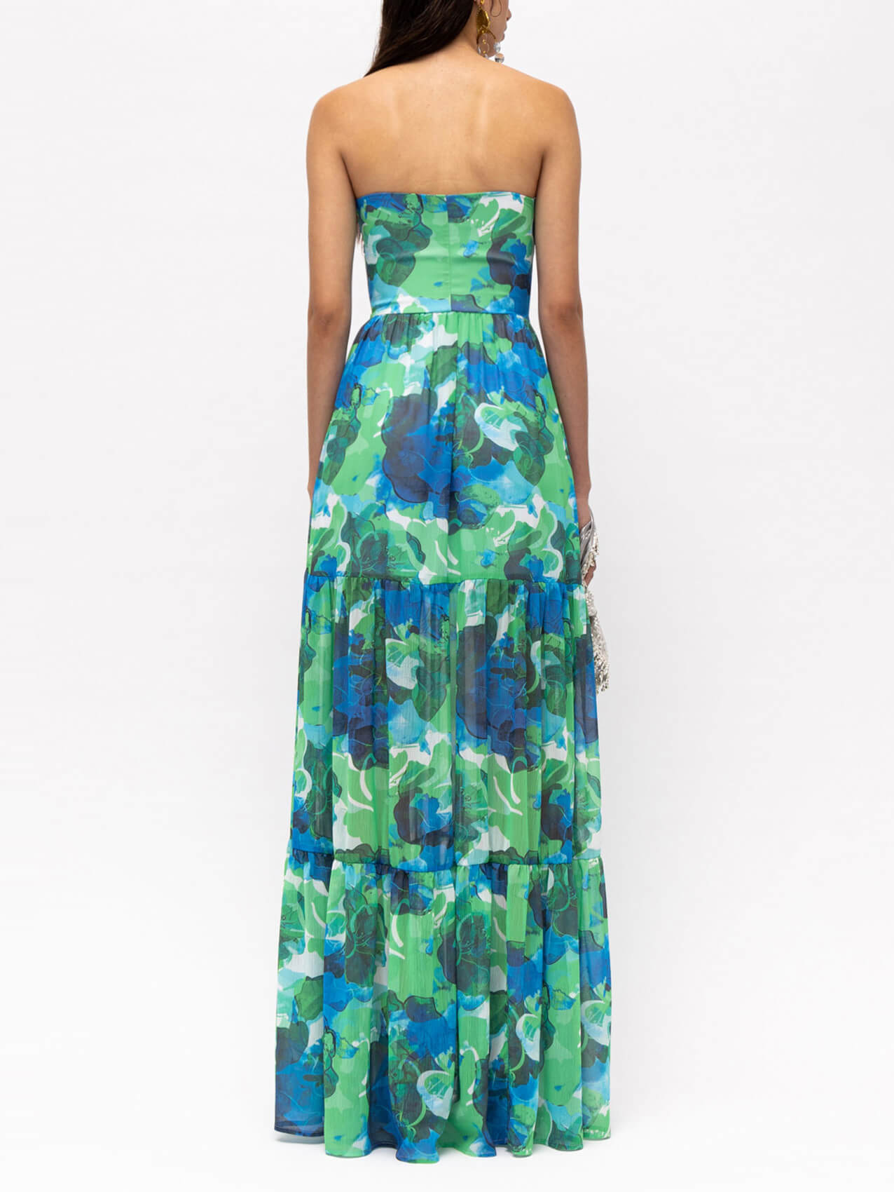 Vacation Casual Printed Wrap-Around Maxi Dress - Fashionpara