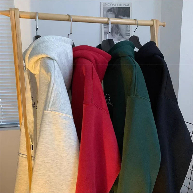 Letter Print Autumn Goth Fashion Hoodie