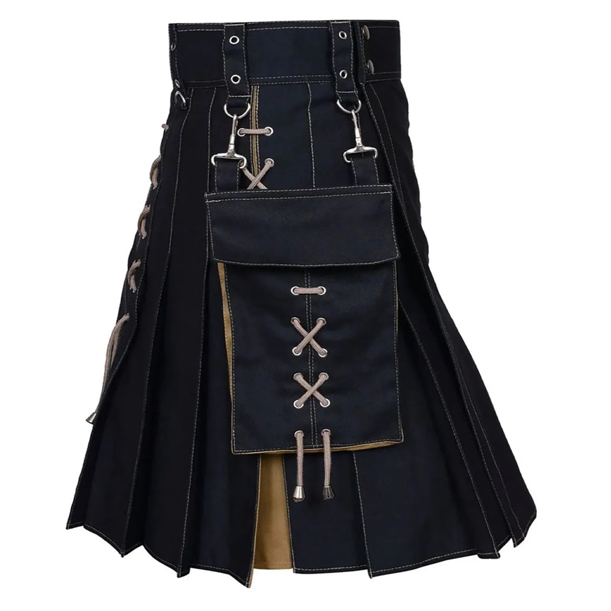 Scottish Traditional Highland Tartan Kilt Trend Scottish Holiday Medieval Pleated Skirt Men Scottish Traditional Tartan Kilt