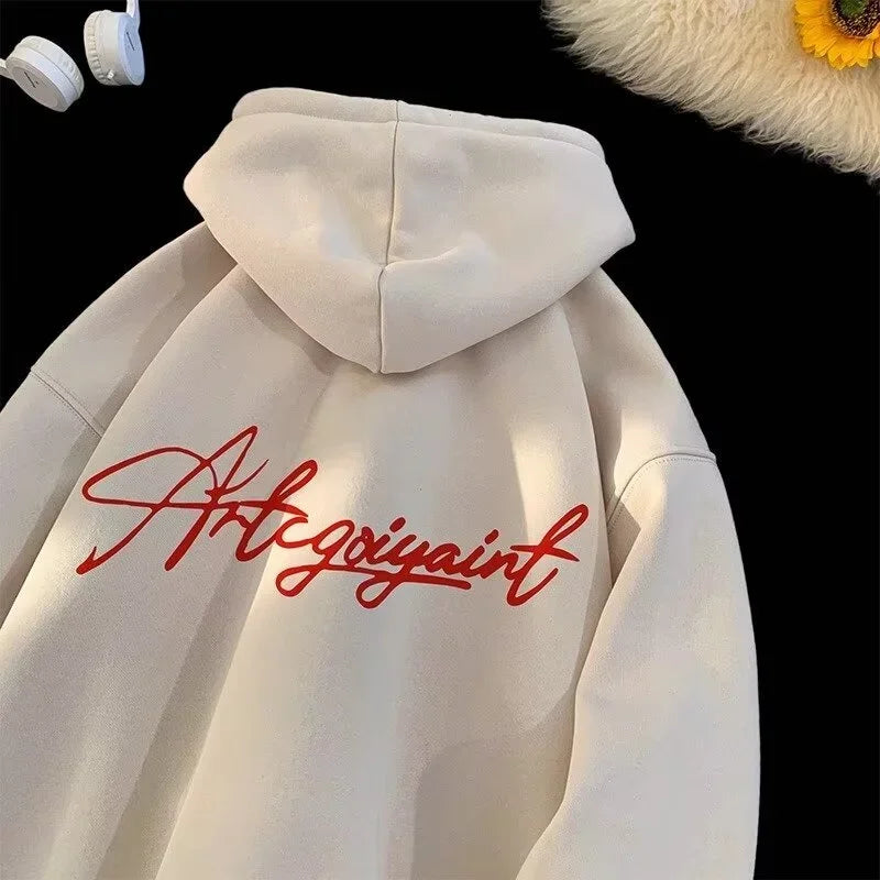 High Street Letter Print Oversized Hoodie 2