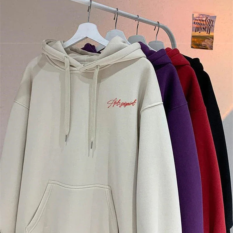 High Street Letter Print Oversized Hoodie