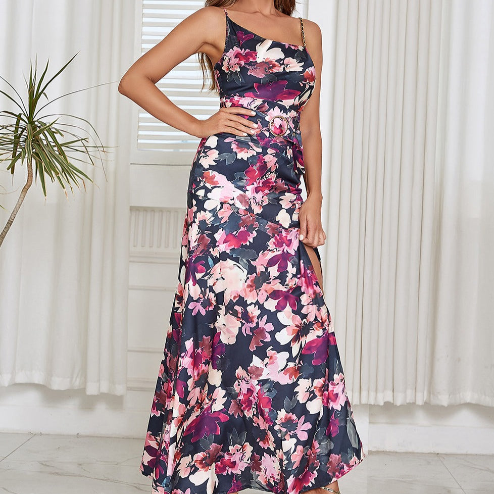 KittenAlarm - Meredith Sleeveless Floral Maxi Dress