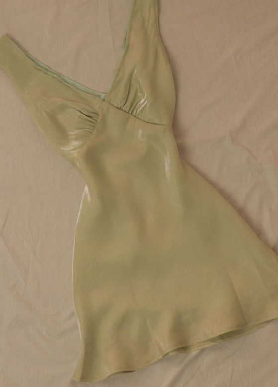 Charming V Neck Olive Green Satin Short Party Dress Formal 6th Grade Homecoming Dress D774