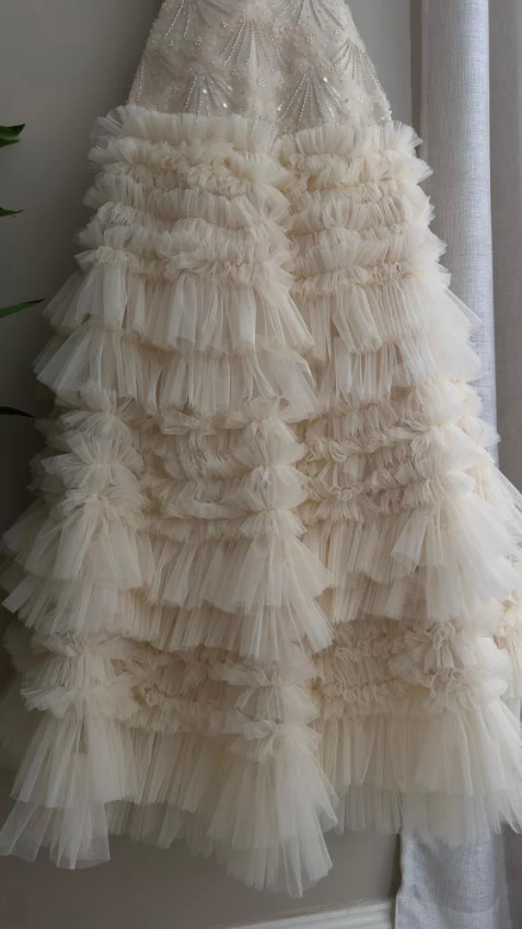 Elegant Sweetheart Neck Pink Sequin Tulle Lace Pleated Mermaid Long Party Dress Evening Gown D1602