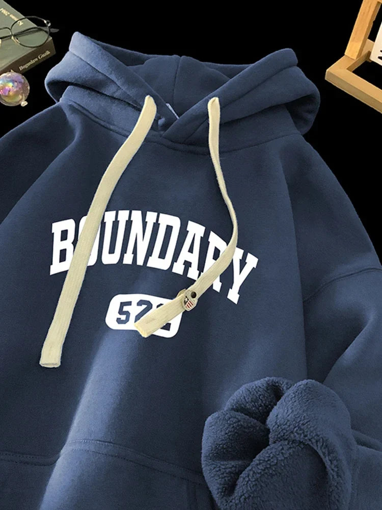 Retro Casual High Street Letter Hoodie