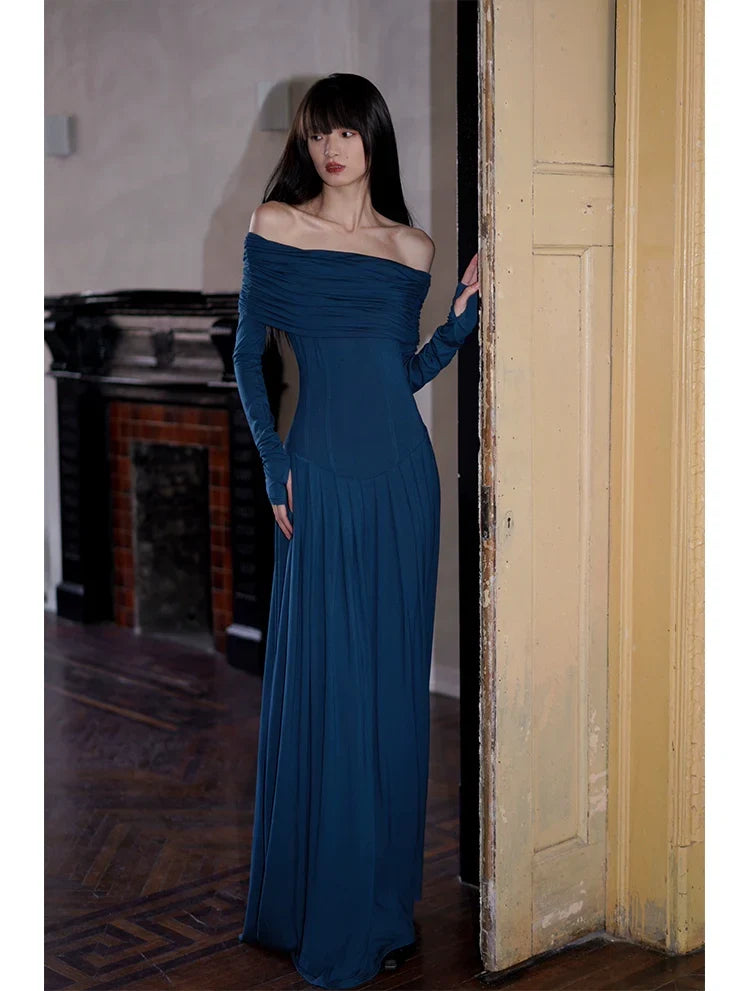 Off-Shoulder Ruched Corset Wide-Leg Palazzo Jumpsuit 4