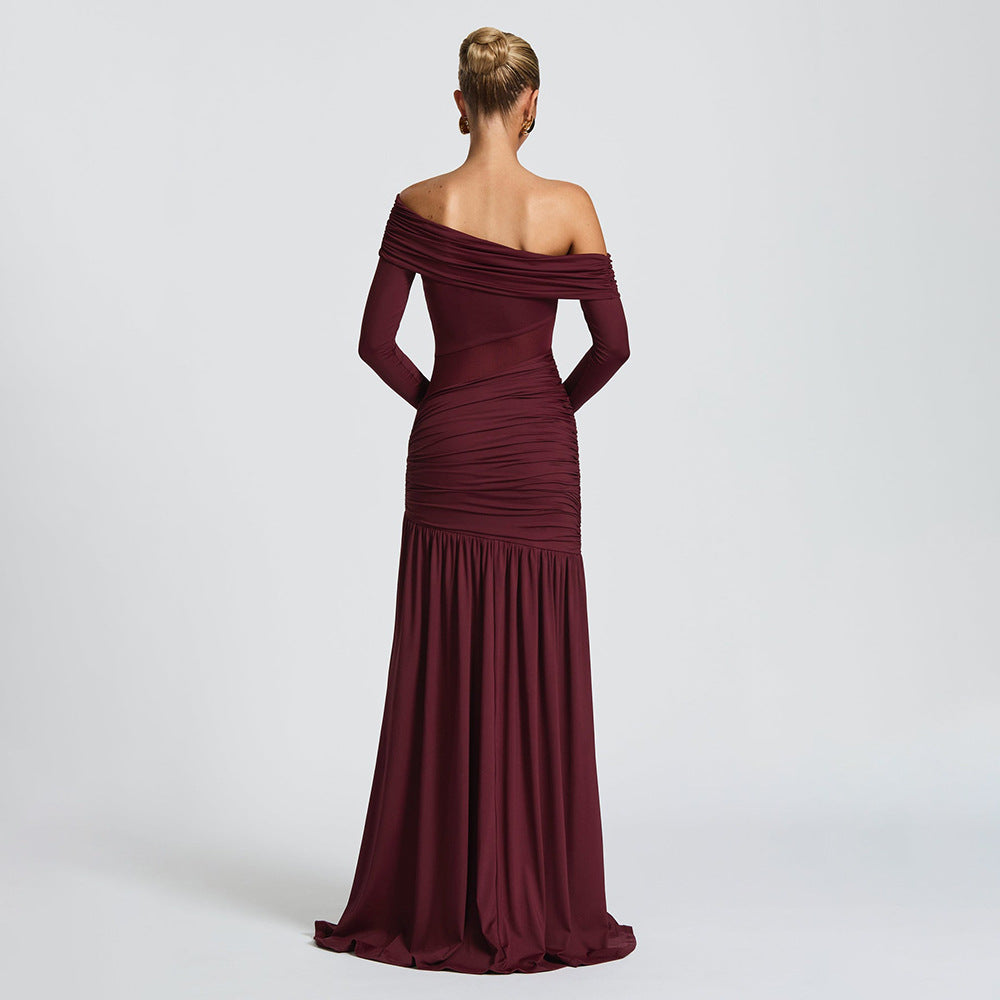 Zidane Maxi Dress - Maroon