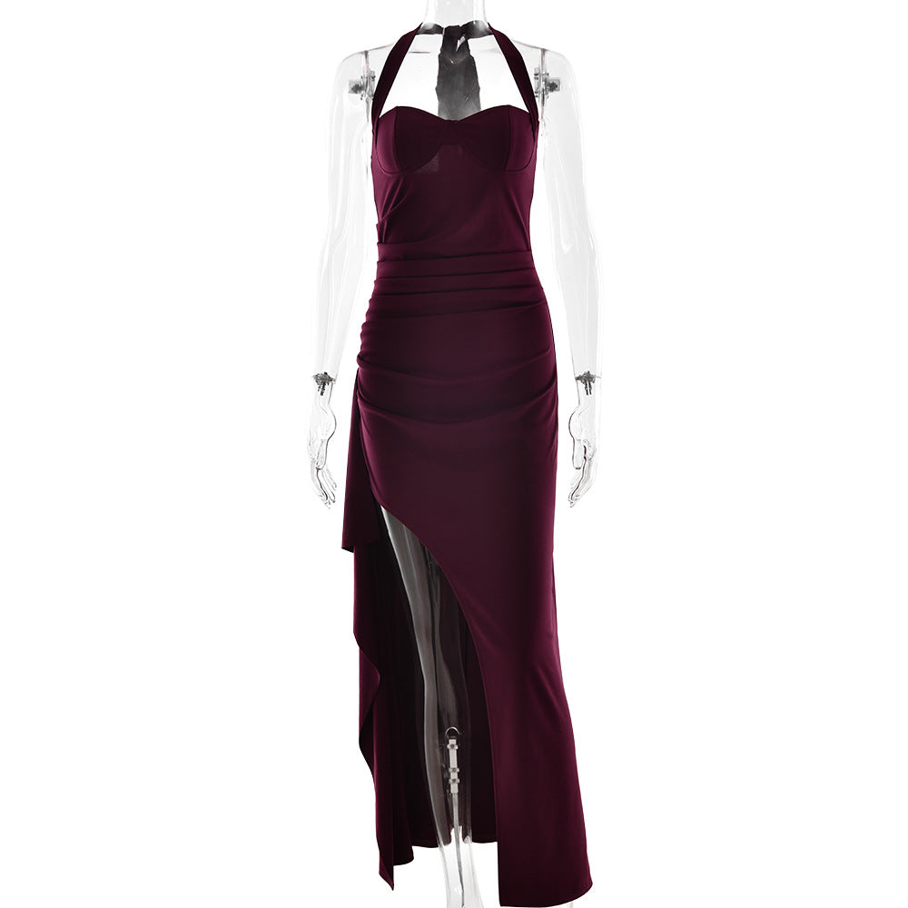 Nekoda Maxi Dress - Maroon
