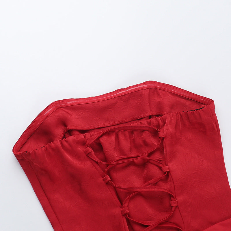 Tess Maxi Dress - Red