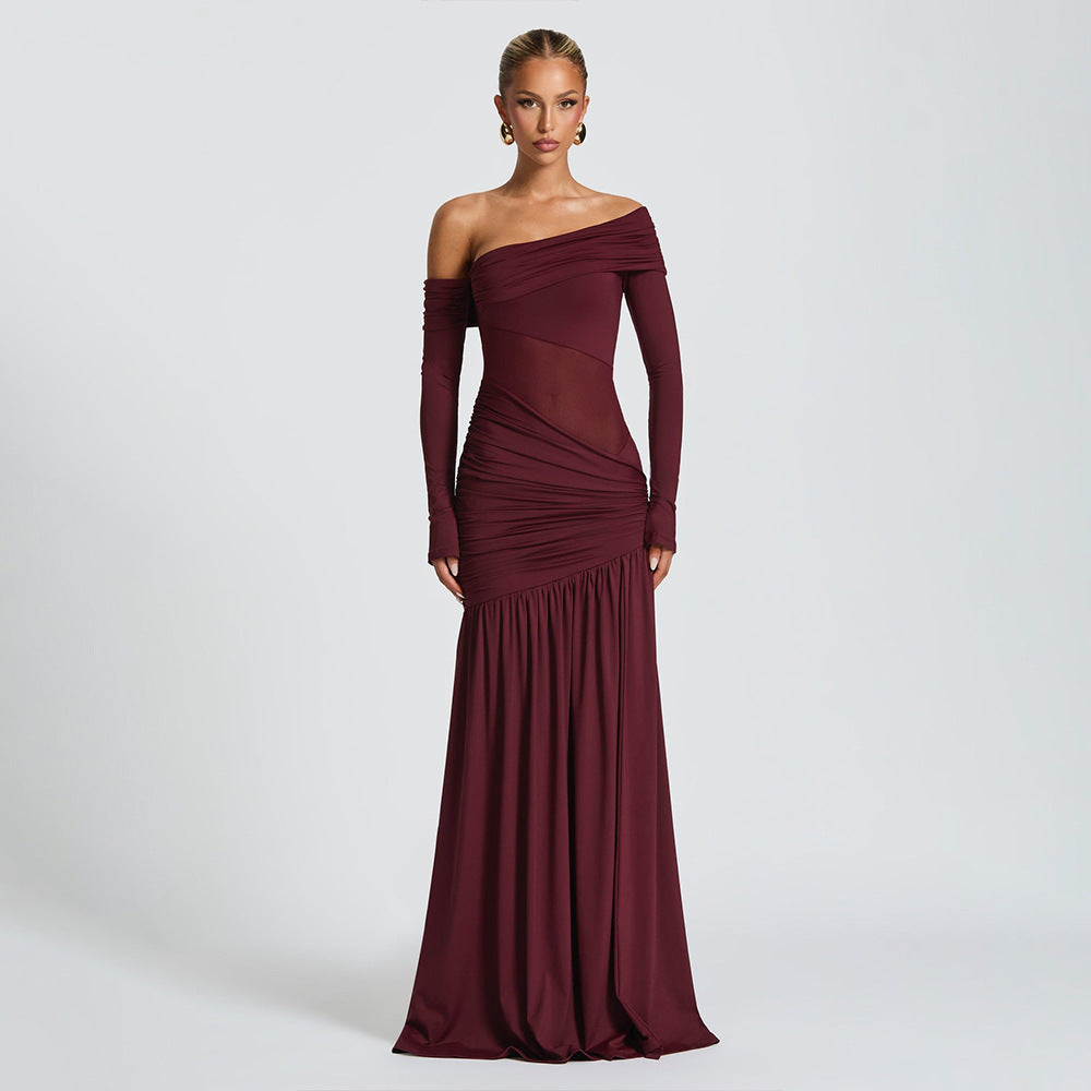 Zidane Maxi Dress - Maroon