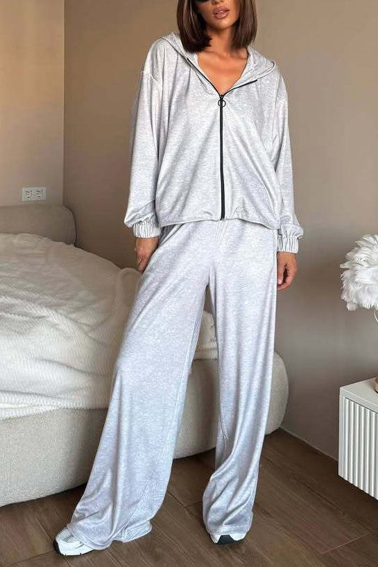 ShoptheCIC Cozy Cookie Dough Hooded Coat and Pants Set