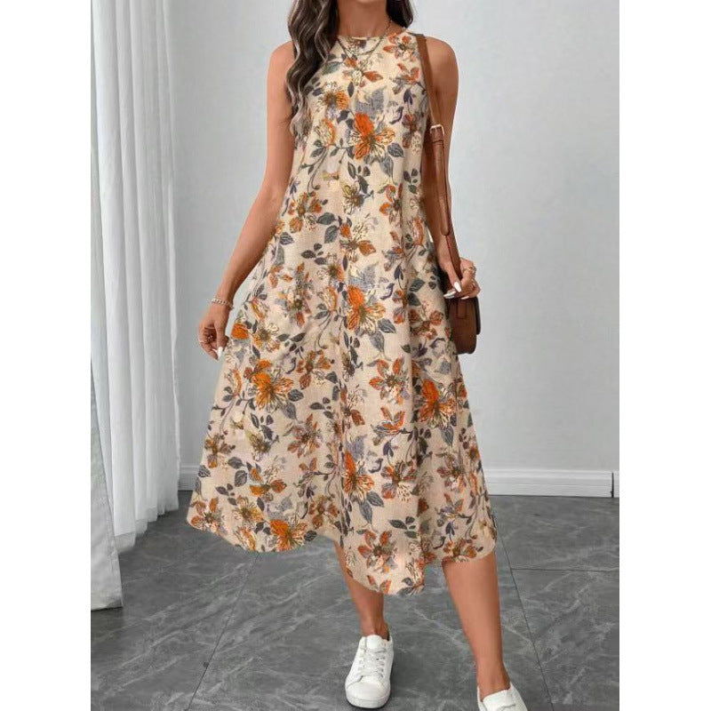 Paulina Floral Midi Summer Dress - View 2